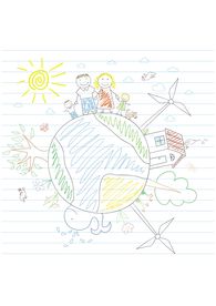 卡通儿童插画矢量图下载