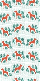 卡通动物植物矢量图四方连续底纹