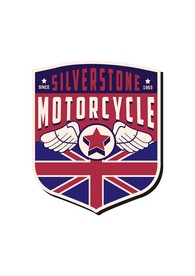 摩托赛车标志矢量图下载