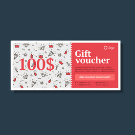 门票卡片票优惠券模板设计素材