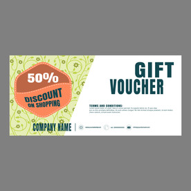 门票卡片票优惠券模板设计素材