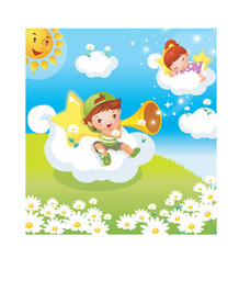 小清新梦幻动漫场景