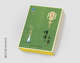 淳朴信阳毛尖PSD平面分层礼盒