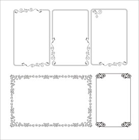 欧式边框 花边 框边 相框 精