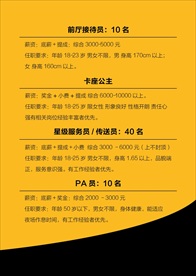 招聘海报