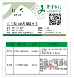 蓝汀制药名片