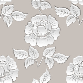 四方连续底纹花朵