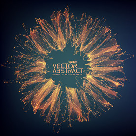 粒子特效地球素材