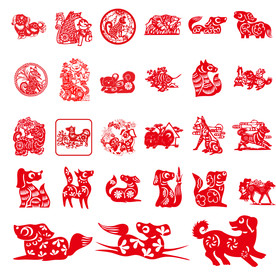 狗剪纸