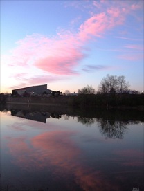 高清夕阳黄昏图
