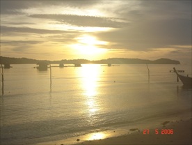 高清夕阳黄昏图