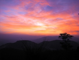 高清夕阳黄昏图