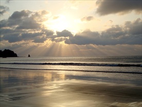 高清夕阳黄昏图