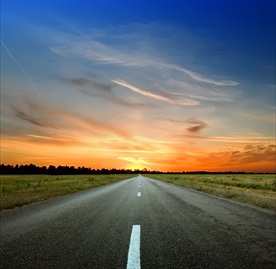 高清夕阳黄昏图