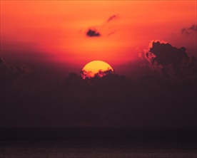 高清夕阳黄昏图