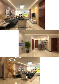 现代风格客餐厅