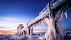 冰天雪地  冬天  雪景