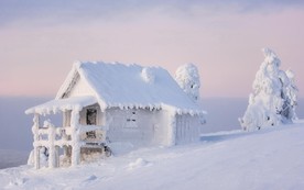 冰天雪地  冬天  雪景