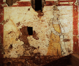 新城公主壁画 新城公主墓 侍女