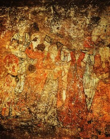 懿德太子墓 懿德太子壁画 仕女