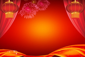 喜庆节日红色背景底图