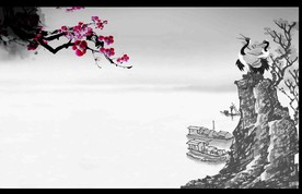水墨画 水墨画素材 水墨画背景