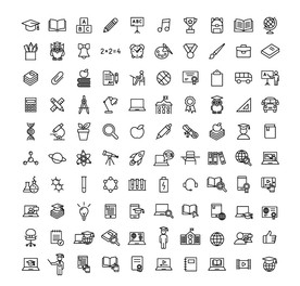 教育学习元素图标