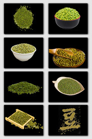 高清免抠绿豆png素材