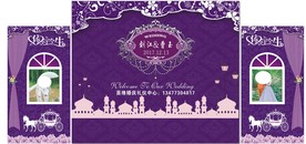 婚庆喷绘背景