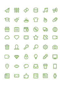 48个生活素材icons