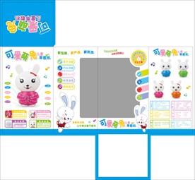 兔子早教机玩具包装