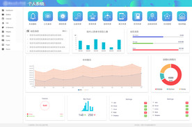 个人系统首页迷幻蒸汽波