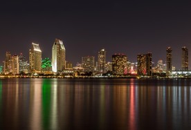 夜色下的城市风光