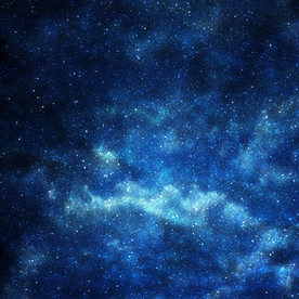 蓝色星空图片素材