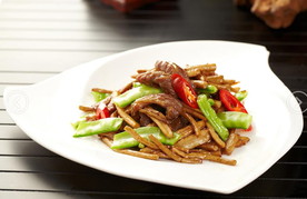茶树菇鲜鱿