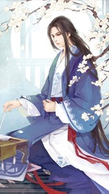 个性唯美背景 手绘古装美女