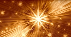 背景星星闪光耀眼金黄色