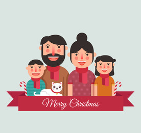 创意雪人圣诞节信纸矢量素材