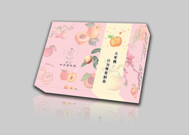 黄桃  包装盒 效果图