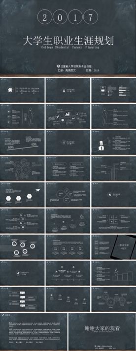 人生规划PPT 大学生PPT