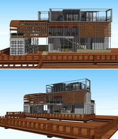 三层集装箱别墅