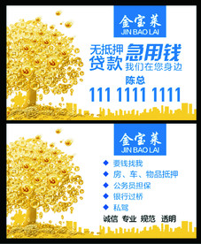 金宝莱 贷款名片