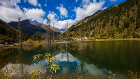 达古冰山风景 山水美景 美景