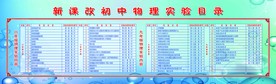 物理实验室目录