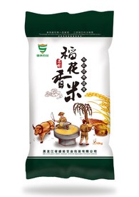 稻花香大米包装平面图