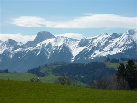 瑞士雪山