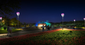 公园夜景照明