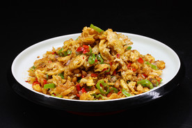 腊八豆炒鸡蛋