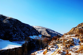 乡村雪景