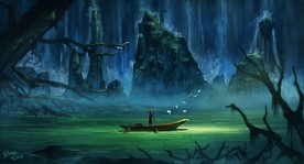 唯美山水画